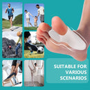 Promifun Bunion Cushion Protector, 10 Packs of Bunion Corrector Pads with Separator for Big Toe, Gel Shield for Foot Pain Relief, Calluses, Corns - White — 5