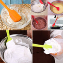 Silicone Spatulas, 8.5 inch Small Rubber Spatula Seamless One Piece Design Heat Resistant Non-Stick Flexible… — 2