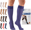 Truform Sheer Compression Stockings, 15-20 mmHg, Women's Knee High Length, 20 Denier, Purple, Small | Small (1 Pair) — 1