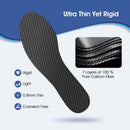 1 Pair Carbon Fiber Insole – 0.8mm Thin Carbon Fiber Insert for Turf Toe, Foot Fractures, Hallux Rigidus and Limitus – Rigid Foot Plate for Alternative to Post-Op Shoe(M 10-10.5 / W 11-11.5 - 275 mm) — 6