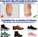 ElevateTech 1/2 Inch Heel Lifts, 2 Pcs Gel Heel Lift Inserts Height Increase Insoles for Leg Length Discrepancy Adjustable Shoe Lifts for Uneven Legs Soft Half Foot Insoles for Heels Pain, Women&Men — 6