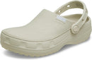 Crocs Unisex-Adult Classic Crafted Canvas & Suede Clogs | 8 Women/6 Men | Stucco — 1