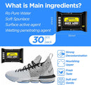 Shoe wipes 2 Pack 60 Pcs Sneaker Wipes Cleaner Quick Wipes Travel Portable Removes Dirt, Stains — 3