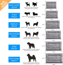 Dog Crate Pad Washable Dog Bed for Crate Medium Cozy Mat 36-Inch Gray — 2