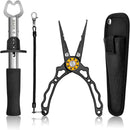 ZACX Fish Lip Gripper Pliers - Upgraded Muti-Function Hook Remover and Split Ring Pliers for Fly Fishing, Ice Fishing, Fishing Gear - Gift for Men (Package B) — 1