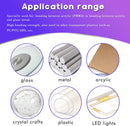 EDSRDXS 10ml UV Welding Resin Bonding Glue Kit with 3W UV Light — 2