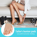 Dimeho Tailor's Bunion Pads 8 Pack Soft Gel Bunionette Cushions Pinky Toe Protector Tailors Bunion Corrector for Pain Relief | Transparent/Skin color — 6