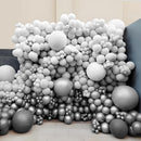 Gray Balloons 12 inch, Grey Latex 50pcs Party Balloons — 7