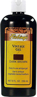 Fiebing's Vintage Gel - Dark Brown 8oz - Antique Gel for leather — 1