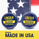 Lincoln Shoe Polish Wax - 2-1/8 oz | Made in USA Since 1925 | Ox Blood (Red) — 4