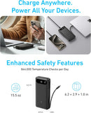 Anker Power Bank, 20,000mAh Travel Essential, Built-in USB-C Cable(Black) photo 6