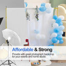 EMART Backdrop Stand 10x10FT Adjustable Back Drop Stand for Party -Gold | Titanium Gold — 6