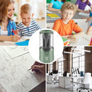 AFMAT Electric Pencil Sharpener, Auto Stop, Super Sharp & Fast, Electric Pencil Sharpener Plug in for 6-12mm No.2/Colored Pencils/Office/Home PS94 | Green — 7
