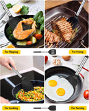 Pack of 2 Silicone Solid Turner, Non Stick Slotted Kitchen Spatulas, High Heat Resistant BPA Free Cooking Utensils,… — 3
