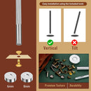 240 Set Leather Rivets 4 Colors 3 Sizes Double Cap Rivets for Leather — 4