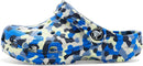 Crocs Kids Classic Watercolor Marbled Clog – Glow Light/Multi Confetti — 5