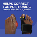 Dr. Scholl's BUNIONRELIEF & TOE CORRECTOR Massaging Gel-Bunion Splint & Big Toe Straightener-Orthopedic-Bunion for Women&Men Bunion Pads for-BunionPainRelief,1 Support Set (Left&Right),(Pack of 2) | One Size (Pack of 2) — 4