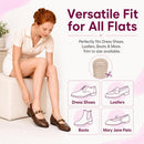 3/4 Leather Arch & Metatarsal Support Insoles, Beige, 4 Pair, M 6