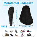 2 Pairs Metatarsal Pads, Soft Ball-of-Foot Cushions for Comfort 2