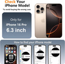 SPIDERCASE for iPhone 16 Pro Case,with Stand,Clear — 2