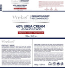 Urea Cream 40 Percent with 2 Percent Salicylic Acid, Foot & Hand Cream for Dry Cracked Heels, Callus Softener for Feet, Exfoliating Foot Cream for Rough Thick Skin, 5.29 oz - 40% — 8