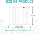 Regalo Safety 29"-38.5" Easy Step Baby Gate, Bottom of Stairs & Doorways