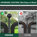 VISCOO Dog Playpen Outdoor, 16 Panels 40" High Metal Dog Fence with Gate — 4
