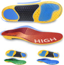 Running Insoles Arch Support Inserts for Men & Women Plantar Fasciitis - Red — 1