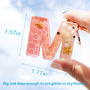 Mocoosy 134Pcs Alphabet Keychain Resin Molds Kit, Reversed Letter Number Silicone Mold Epoxy Resin Casting Molds Key… — 4