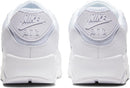 Nike Men's Air Max 90 Leather Low-Top Sneakers - White White Wolf Grey — 2