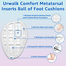 Svowin Ball of Foot Cushions, Metatarsal Pads, Washable & Reusable 2