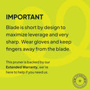 8.5" Professional Pruning Shears, Garden Clippers - Cuts 3X Easier Sharp Japanese Blade, Arthritis Friendly Garden Scissors for Seniors, Bonsai Cutters | Garden Shears — 6
