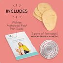 Walkize Ball of Foot Cushions for Women, Metatarsal Pads, 2 Pairs, Beige 5