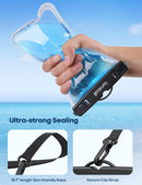 Lamicall Waterproof Phone Pouch, [Easy Lock] IPX8 Water Proof Phone Case photo 5