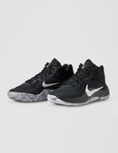 Nike Unisex Adult Precision 8 Mid Basketball Shoes - Black/White/Pencil Point/White — 6