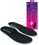 Heel That Pain® High Arch Sole Seats® Insoles for Plantar Fasciitis, Heel Spurs and Heel Pain with Fascia-Bar® Technology, Orthotic Inserts - Large (Women's 9-10.5, Men's 7.5-10) - Blue/Black — 1