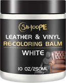 White Leather Recoloring Balm, Leather Repair Kit for Furniture,Leather Dye Couch Paint and Repair,Leather Scratch Remover,Leather Color — 1