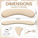 Ramede 9 Pairs Heel Cushion Pads Shoe Strap Cushion Pads,Light Skin Tone — 2