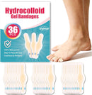 Hydrocolloid Blister Bandages – Blister Bandages for Feet, Blister Prevention & Recovery – Waterproof Blister Pads & Blister Cushions for Heel, Toe & Foot (Toe) | Toe Pack — 1