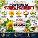 Nuturna Neuropathy Nerve Cream - Fast Acting Relief & Recovery Cream for Feet, Hands, Legs & Toes - Ultra Strength Menthol, Arnica, Aloe Vera, MSM - Non-Greasy, Soothing Comfort - 4 oz — 7