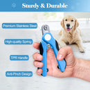 Swihauk Heavy Duty Dog Nail Clippers and Trimmers, Professional Pet Nail Clippers with Nail File for Dogs Cats Small Animal, Claw Clippers with Safety Guard to Prevent Over-Cutting, Blue — 5