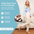 Mind Bodhi Ball of Foot Cushions for Women - 2 Pairs - Nude Gel 2