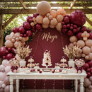 RUBFAC Burgundy Balloons 87pcs Different Sizes 18 12 10 5 Inches, Maroon Latex Balloons Arch Kit Garland for Birthday Wedding Graduation Baby Shower Valentine's Day Party Decoration | Dark Red — 8