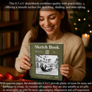 Sketch Book 8.5 x 11, Sketch Pad, Pack of 1 (68lb/100gsm), 100 Sheets Spiral Sketchbook, Acid Free Drawing Paper, Sketch Pads for Drawing for Adults, Art Paper for Drawing and Painting for Kids. | Green | 8.5-x-11-inch:1 Pack — 6