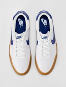 Nike Men's Court Shot Shoes - White/Deep Royal Blue/Gum Medium Brown — 5