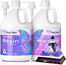 Vigor Jeweler's Epoxy 2 Step 12.0451 - Fast Setup Clear and Colorless - Resin and Hardener — 8