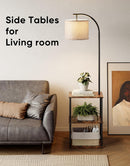 PARTPHONER Floor Lamp with Table, Night Stand with Lamp, Narrow Side Table with 3CCT LED Bulb, Small Coffee Table,… — 7