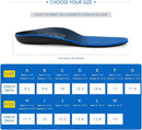 WalkHero Plantar Fasciitis Relief, Arch Support Insoles for Men Women