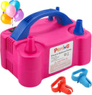 PCFING Balloon Pump Electric with Dual Nozzle & Balloon Tie Tool | Small — 1