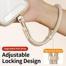 saxsion Lanyard for Phone, Self-Locking Phone Wrist Strap with 0.4mm Ultra-Thin Clip & 360° Hook, Anti-Drop and Anti-Theft Cell Phone Strap Fit iPhone (Camel) photo 3